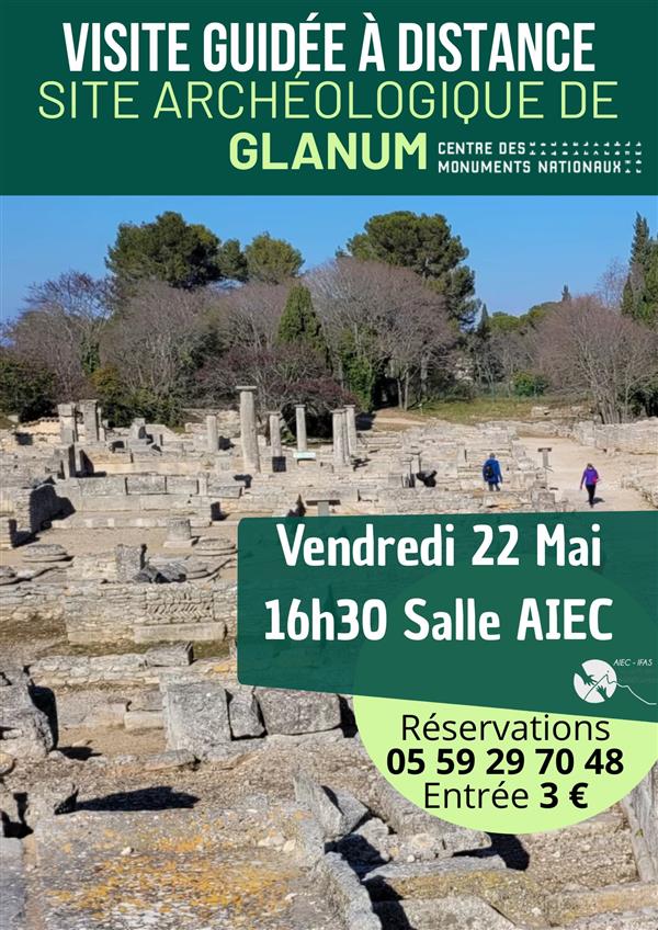 Visite guidée à distance - site archéologique de Glanum