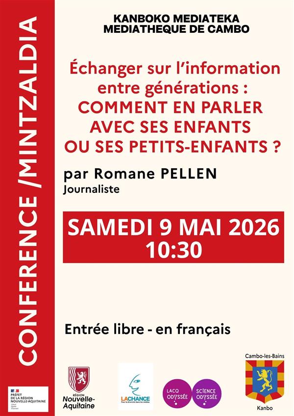 Conférence  Echanger sur l'information entre générations  par Romane PELLEN